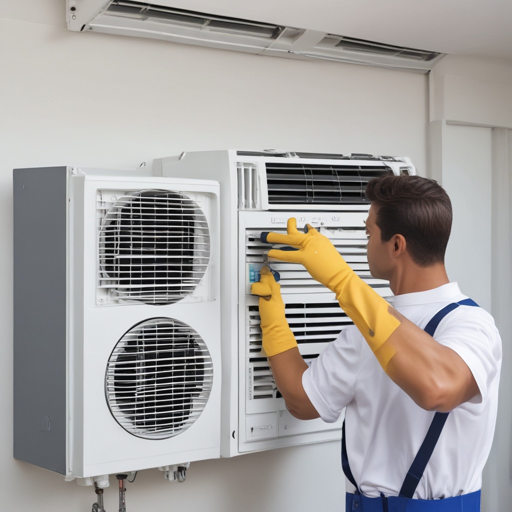 Deep aircon cleaning service